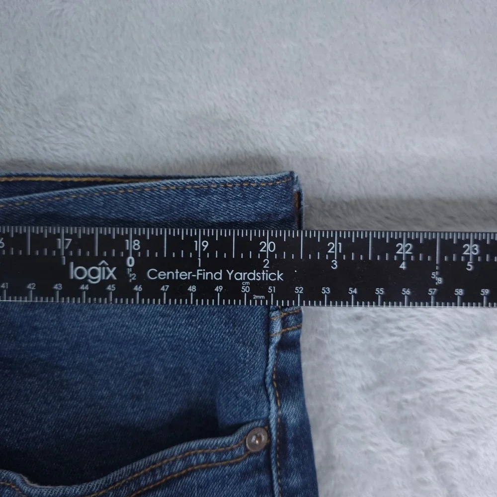 Old Navy Straight Leg Jeans Mens 40x32 Blue Built-In Flex Denim Minimalist